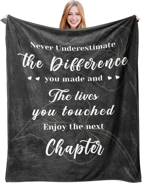 Best Farewell Gifts For Coworkers Men Women - Appreciation Blanket