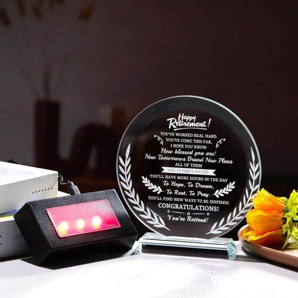 2025 Led Plaque Best Retirement Gift For Women & Men - Imagen 5