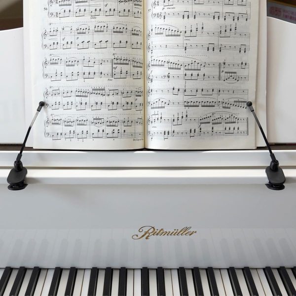 Best Music Book Clip Holder For Piano & Keyboard - Black – Image 3