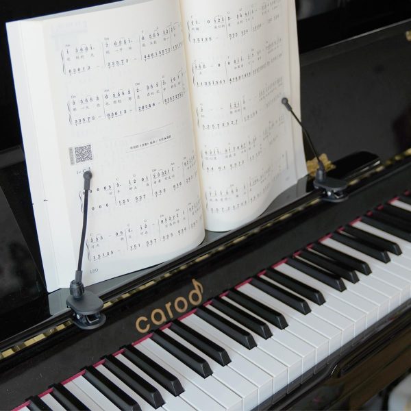 Best Music Book Clip Holder For Piano & Keyboard - Black – Image 4