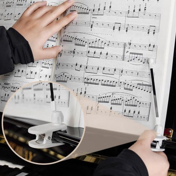 Best Music Book Clip Holder For Piano & Keyboard - Black – Image 5