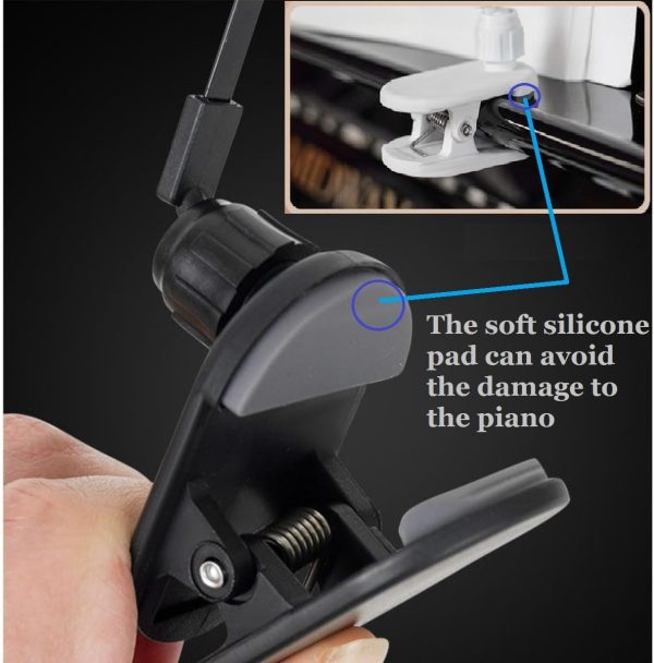 Best Music Book Clip Holder For Piano & Keyboard - Black – Image 6