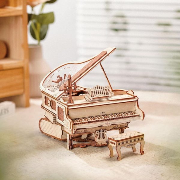 Robotime Magic Piano 3d Puzzle - Unique Wooden Music Box Gift – Image 6