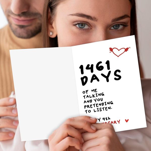 Best 4th Anniversary Card For Him And Her - Imagen 5