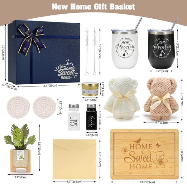 Best Housewarming Gift Basket For New Home, 12 Pcs Set - Imagem 3