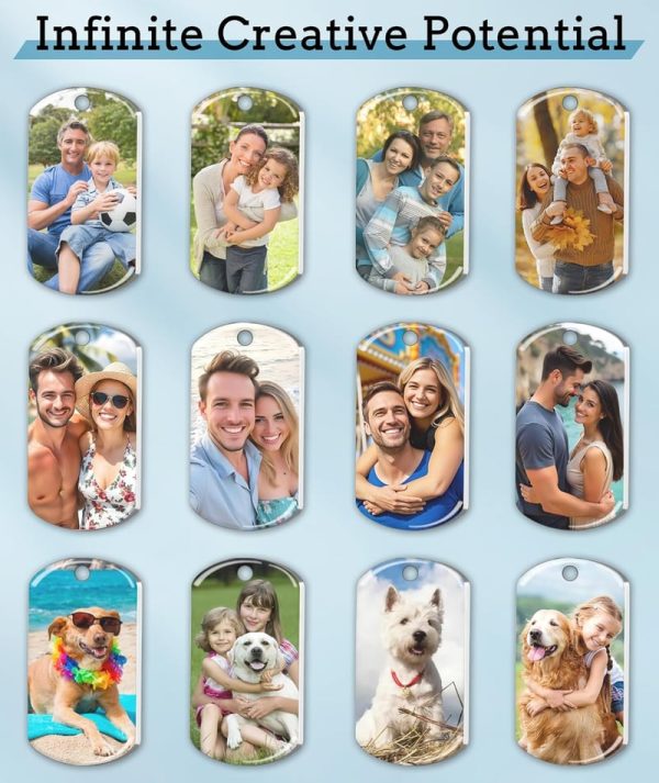Personalized Double-sided Photo Keychain Gift For Dad Or Boyfriend - Imagen 5