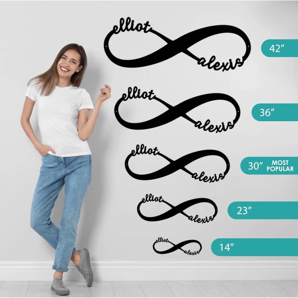 Best Personalized Metal Infinity Sign For Couples - Imagem 2