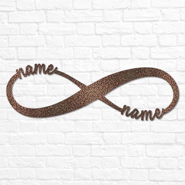 Best Personalized Metal Infinity Sign For Couples - Imagem 3