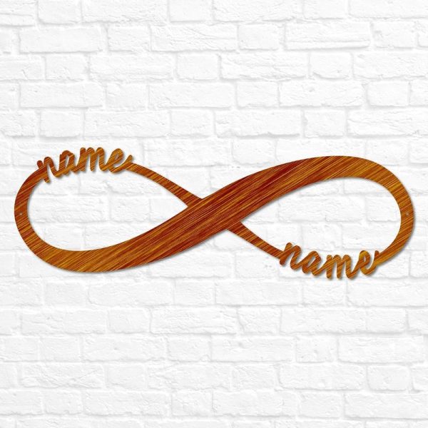 Best Personalized Metal Infinity Sign For Couples - Imagem 4