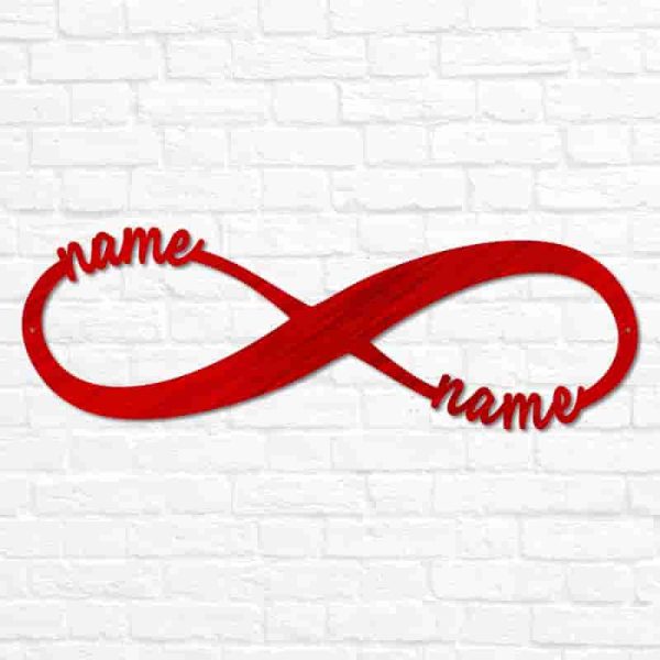 Best Personalized Metal Infinity Sign For Couples - Imagem 5
