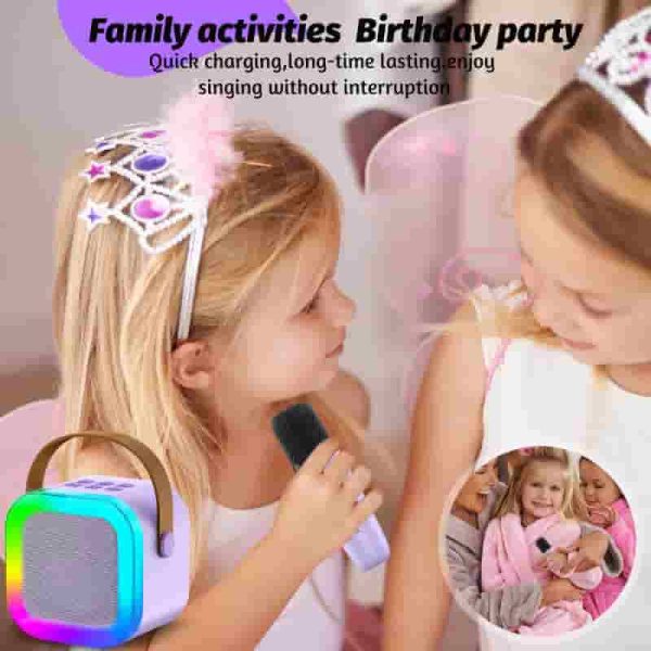 Best Kids Karaoke Machine For Girls - Perfect Gift For Ages 4-12 - Imagem 4