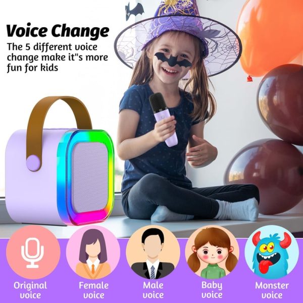 Best Kids Karaoke Machine For Girls - Perfect Gift For Ages 4-12 - Imagem 6