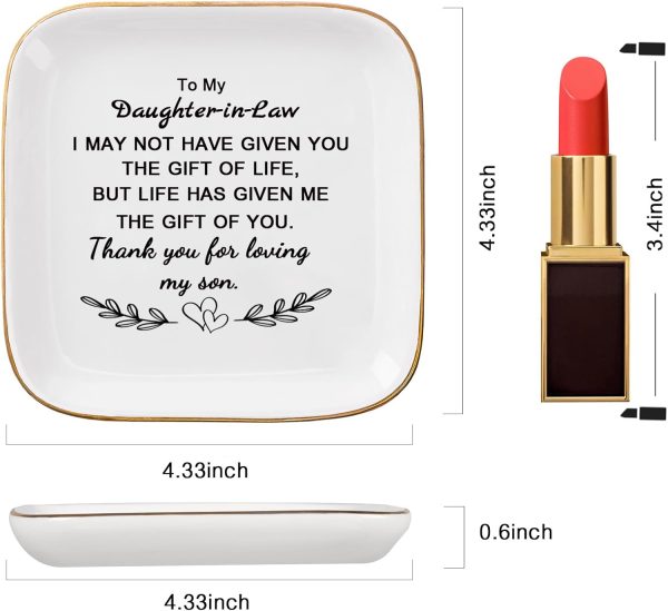 Best Daughter-in-law Gift - Jewelry Dish Tray For Special Occasions - 画像 (2)
