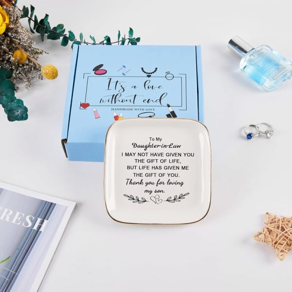 Best Daughter-in-law Gift - Jewelry Dish Tray For Special Occasions - 画像 (4)