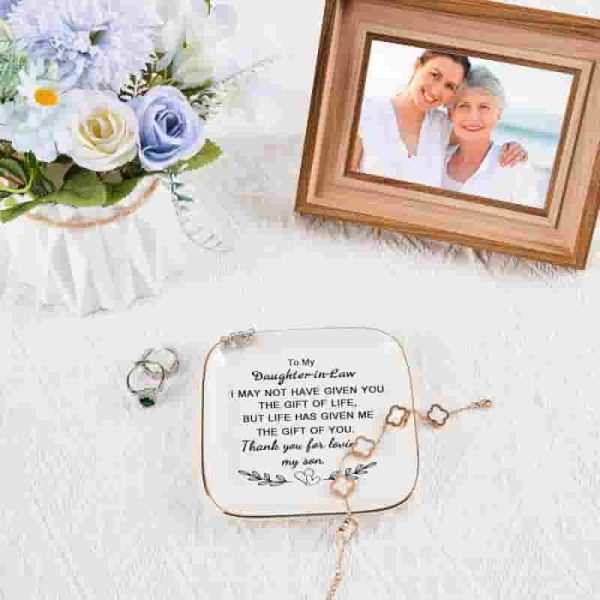 Best Daughter-in-law Gift - Jewelry Dish Tray For Special Occasions - 画像 (6)