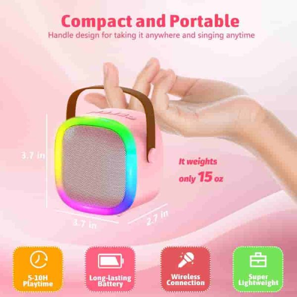 Best Kids Karaoke Machine With Bluetooth & Led Lights - Image 2