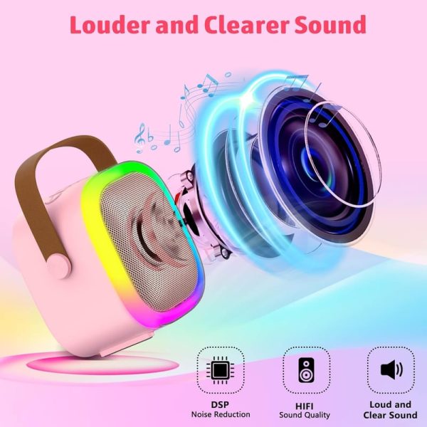 Best Kids Karaoke Machine With Bluetooth & Led Lights - Image 3