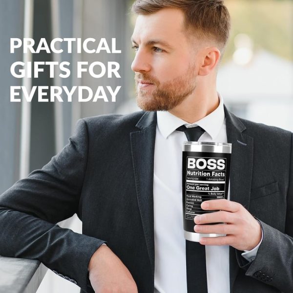 Top Funny Boss Gifts: Best Great Boss Tumbler 20 Oz - Imagen 4