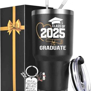 Best Graduation Gifts 2025: Insulated Tumbler & Keychain