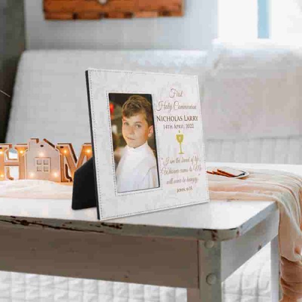 Best Personalized 1st Communion Picture Frame For Boys & Girls - 画像 (2)