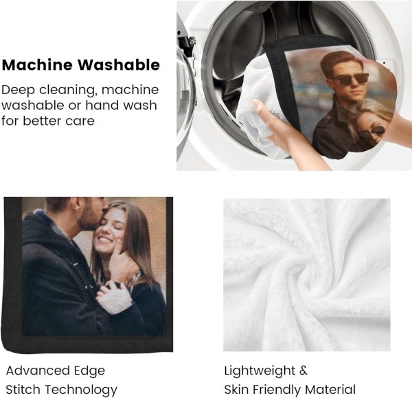 Best Custom Photo Blanket Personalized Gift For Couples - immagine 5