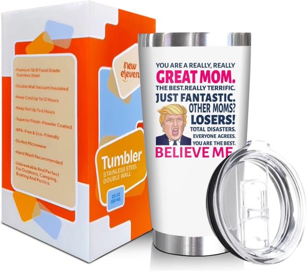 Unique Mother's Day Tumbler Gift – 20 Oz For Mom & Wife - 画像 (4)