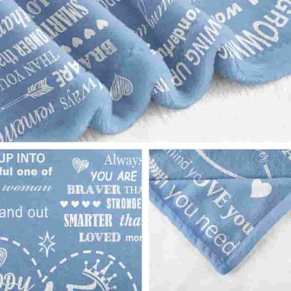 Best 15th Birthday Gifts For Teen Girls - Personalized Throw Blanket - Image 5
