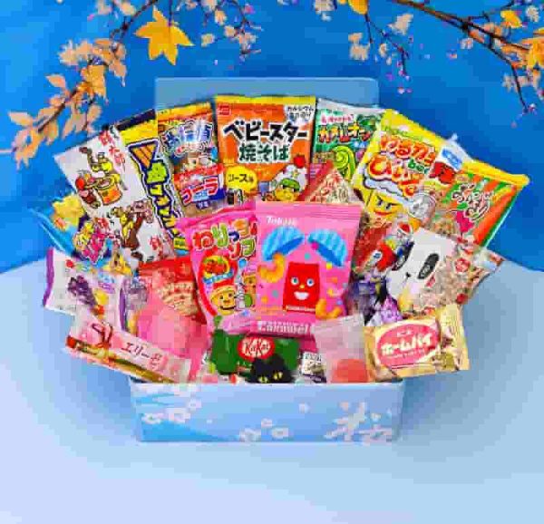 Best Sakura Japanese Snack Box Gift - 30 Dagashi Pieces - immagine 4