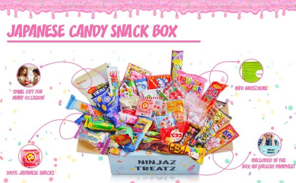 50 Japanese Candy & Snack Box With 10 Kitkat Assortment - Best Gift – Image 3