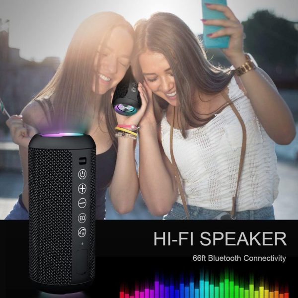 Ortizan Bluetooth Speaker: Waterproof, 24w Bass, 30h Playtime - Imagen 6