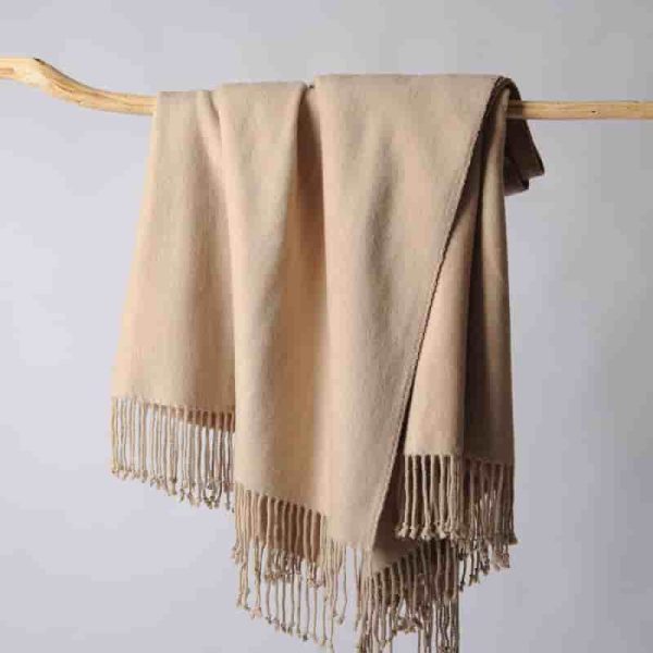Silk Throw Blanket With Fringe - Soft & Breathable – Image 5