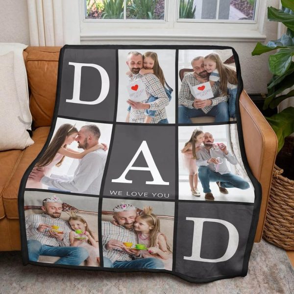 Best Custom Photo Blanket For Dad - Personalize Now! – Image 3
