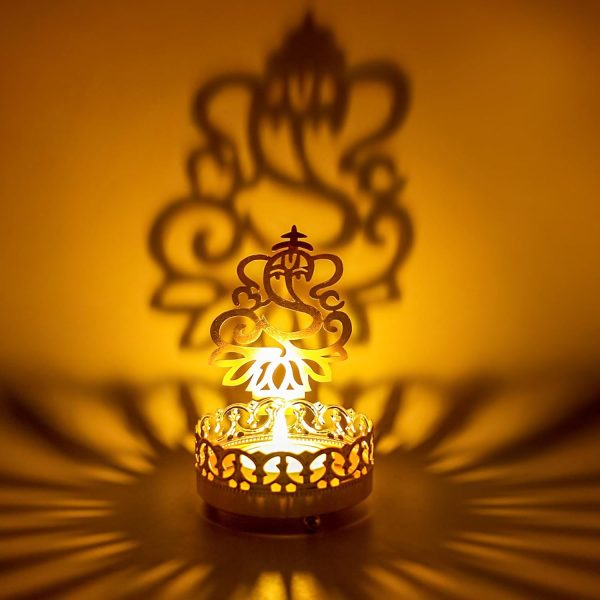 Best Metal Ganesha And Lakshmi Diyas For Diwali Gifts – Image 4