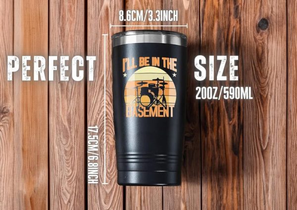 Funny Drummer Gifts: Insulated Tumbler For Music Lovers – Image 2