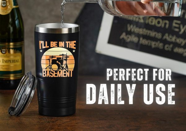 Funny Drummer Gifts: Insulated Tumbler For Music Lovers – Image 4