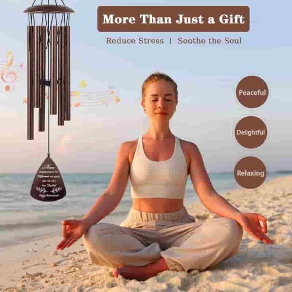 Best Retirement Gift Wind Chimes For Women & Men, 32" - 画像 (4)
