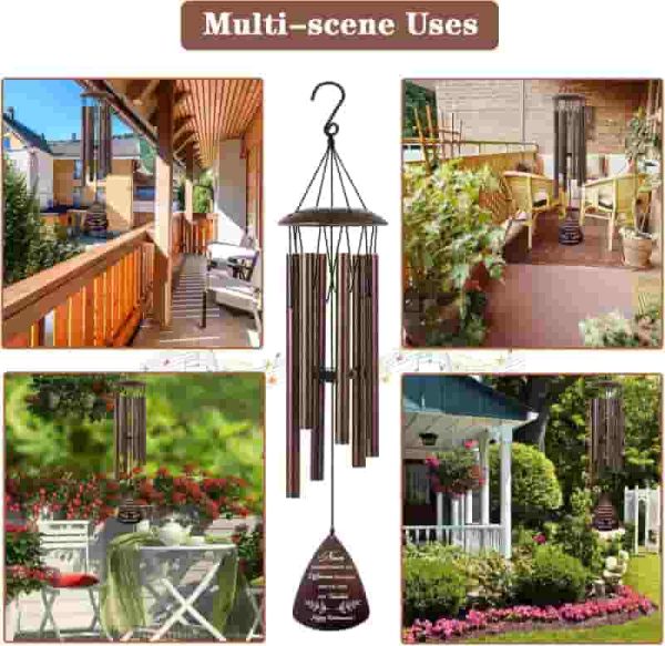 Best Retirement Gift Wind Chimes For Women & Men, 32" - 画像 (6)