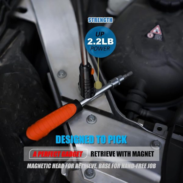 Vibelite Magnetic Flashlight & Pickup Tool - Best Gadget Gift - 画像 (6)