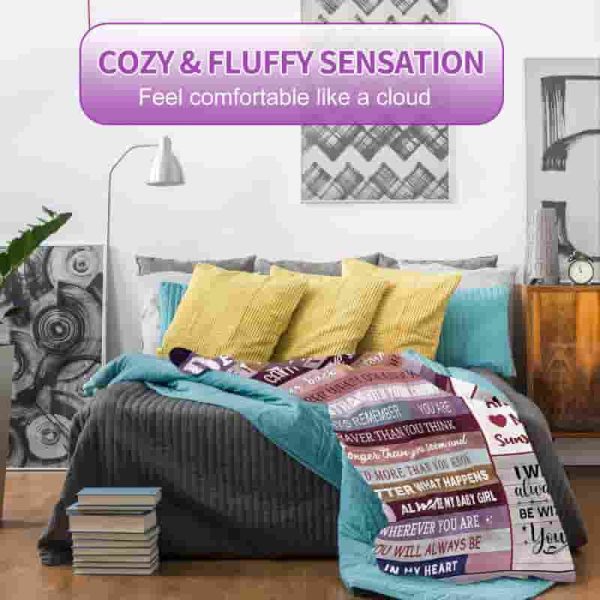 Best Personalized Throw Blanket For Daughters - Unique Gift Idea – Image 4