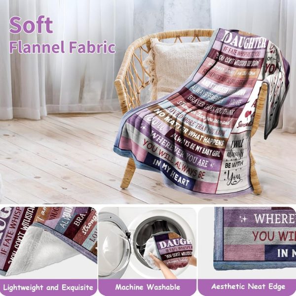 Best Personalized Throw Blanket For Daughters - Unique Gift Idea – Image 5