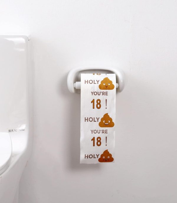 Funny 18th Birthday Gag Gift Toilet Paper For Boys & Girls – Image 5