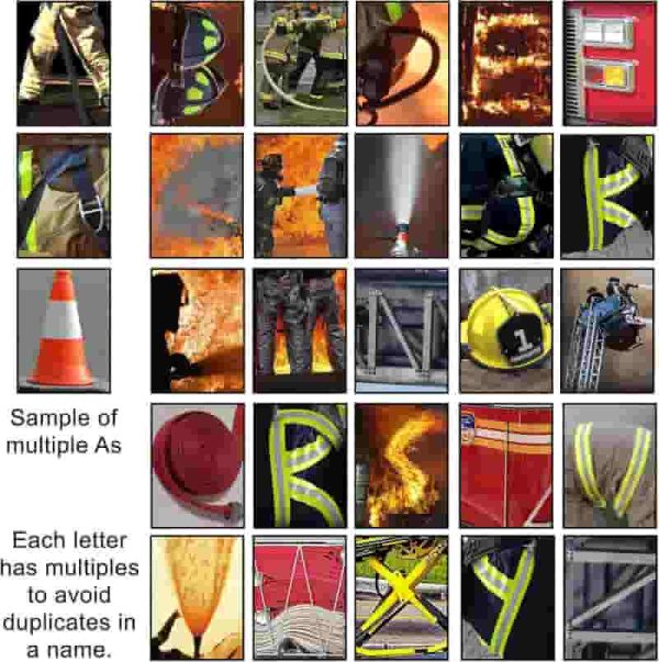 Best Custom Firefighter Name Art Gift - 6"x18" Canvas – Image 3