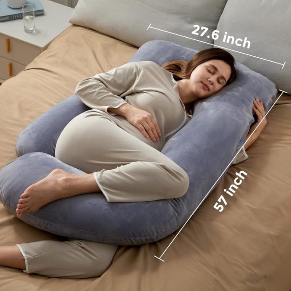 Best 57-inch U-shaped Pregnancy Pillow For Full Body Support – Image 2