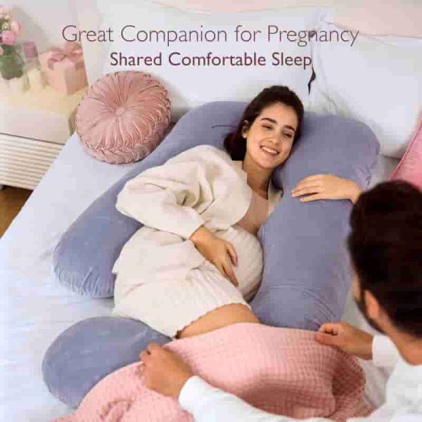Best 57-inch U-shaped Pregnancy Pillow For Full Body Support – Image 5