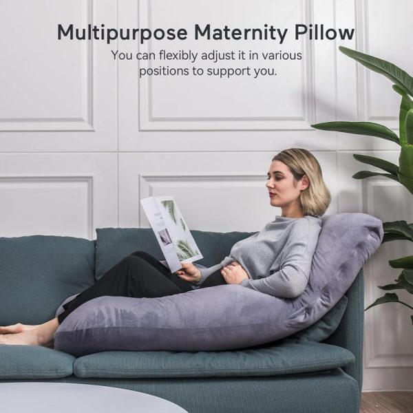 Best 57-inch U-shaped Pregnancy Pillow For Full Body Support – Image 6