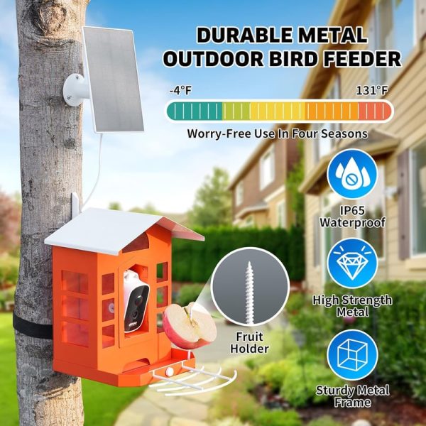 2k Hd Smart Bird Feeder Camera With Ai, Solar Power & Alerts – Image 4