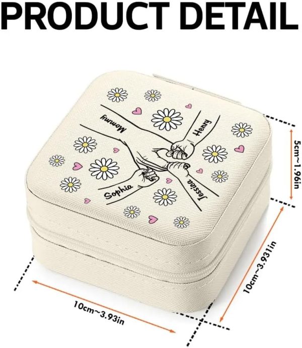 Best Personalized Jewelry Box For Mom - Custom Engraved Gift - Imagen 2