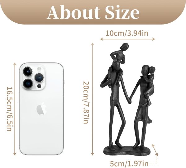 Sziqiqi Romantic Family Figurine – Perfect Anniversary Gift – Image 2