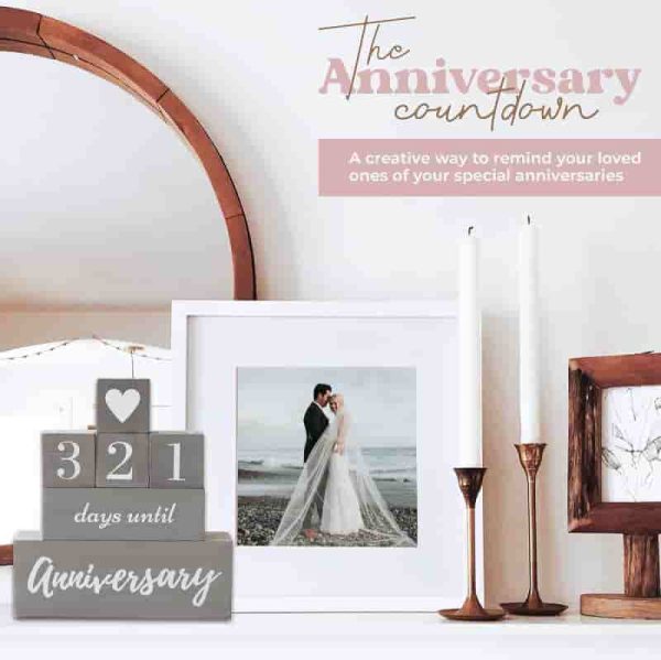 Wedding Countdown Calendar Block - Perfect Gift For Couples – Image 4