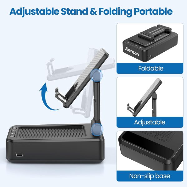 Best Cell Phone Stand With Bluetooth Speaker - Portable & Secure - Image 6